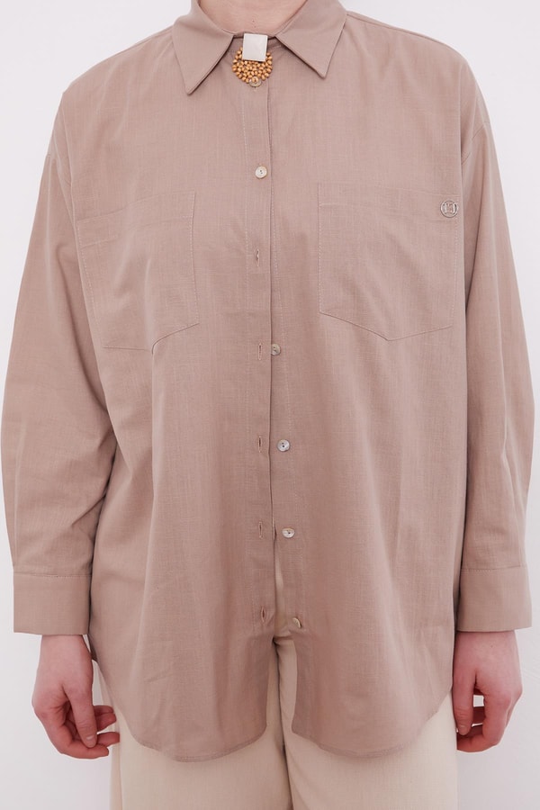 LevidorVizon Dokulu Pamuk Gömlek