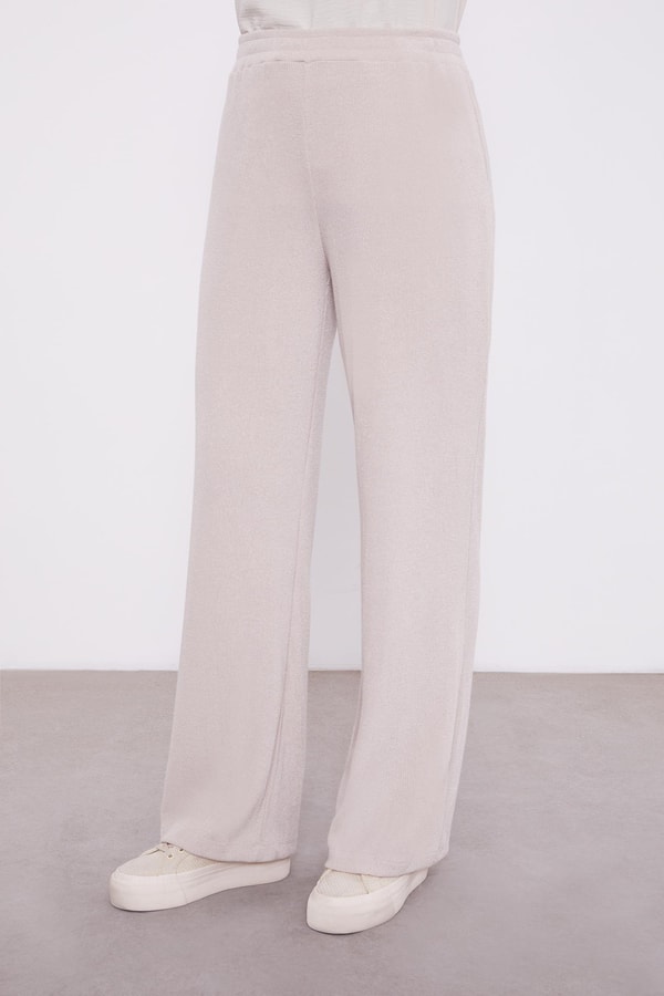 LevidorVizon Düğme Detaylı Pantolonlu Tunik Takım