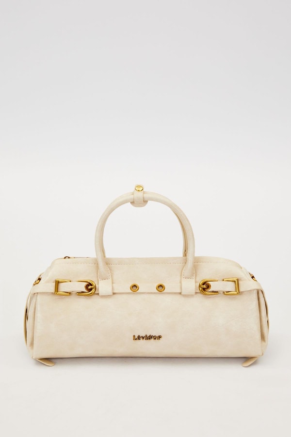 LevidorVizon Eskitme Aksesuarlı El Çantası