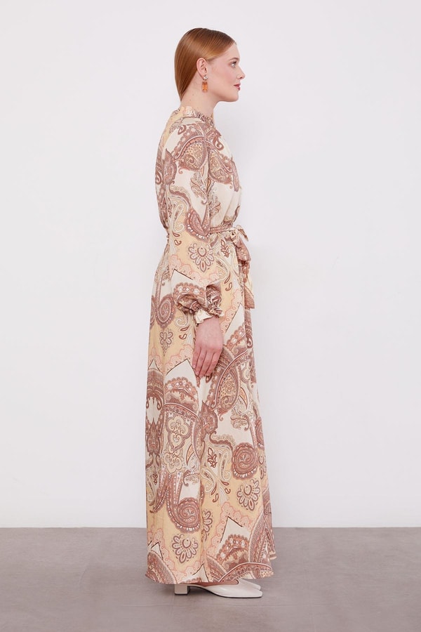 LevidorVizon Etnik Desenli Elbise