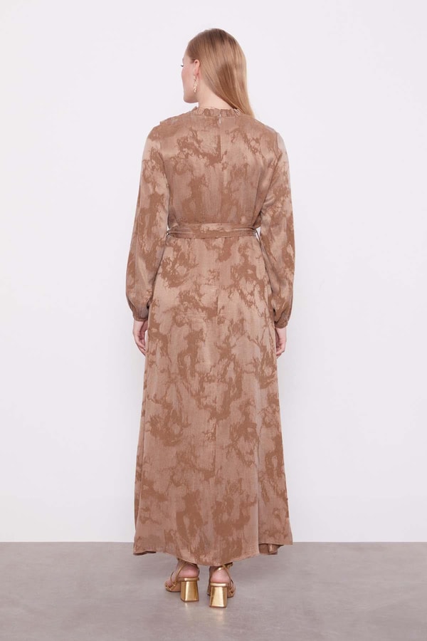 LevidorVİZON Fırfır Detayı Elbise