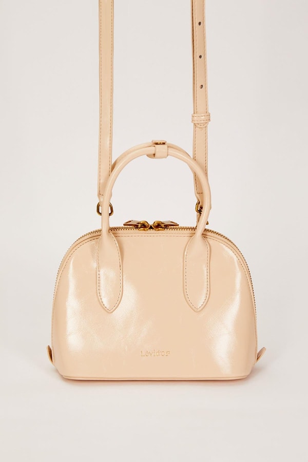 LevidorVizon Gold Metal Halkalı El Çantası