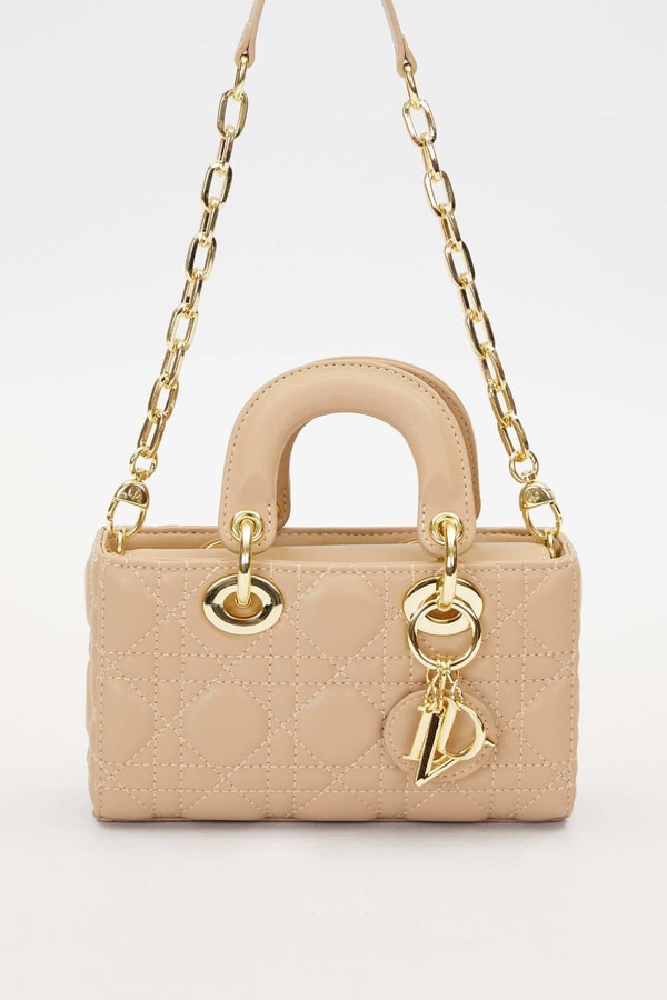 LevidorVizon Gold Zincir Detaylı Omuz Çantası