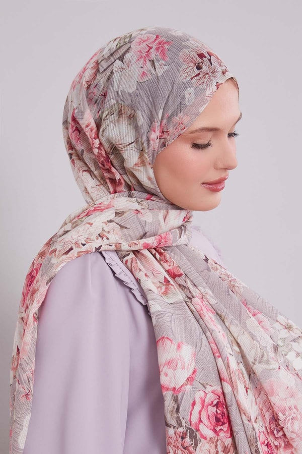 LevidorVizon Güllü Desen Pamuk Şal