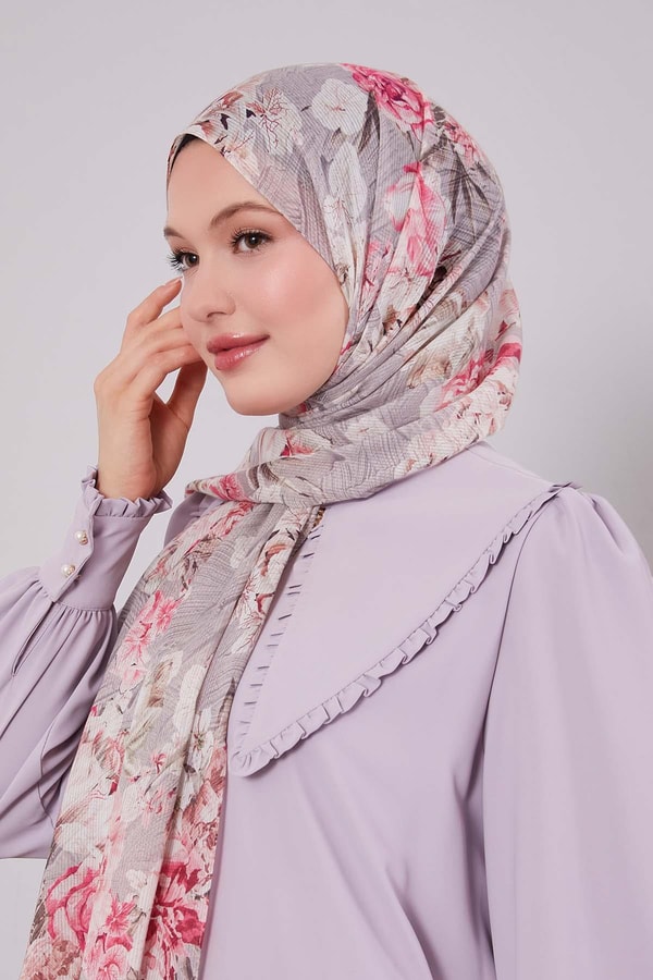 LevidorVizon Güllü Desen Pamuk Şal