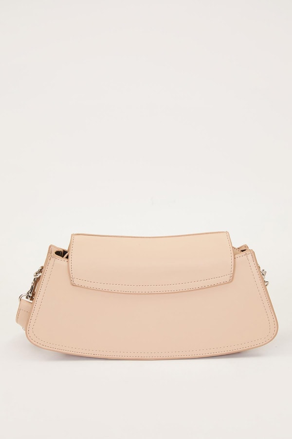 LevidorVizon Kapaklı Deri Asklı Baget Çanta