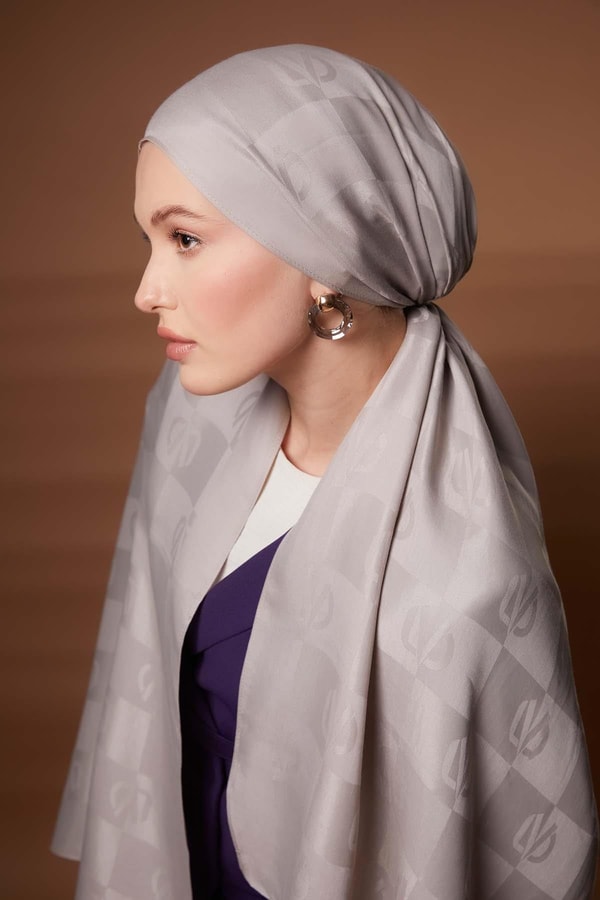 LevidorVizon Kare LVD Baskılı Naia Jakar Şal