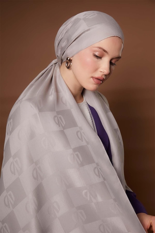 LevidorVizon Kare LVD Baskılı Naia Jakar Şal