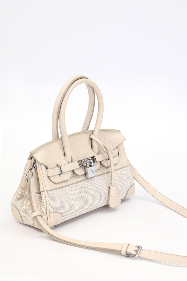 LevidorVizon Kilit Detay Deri El Çantası