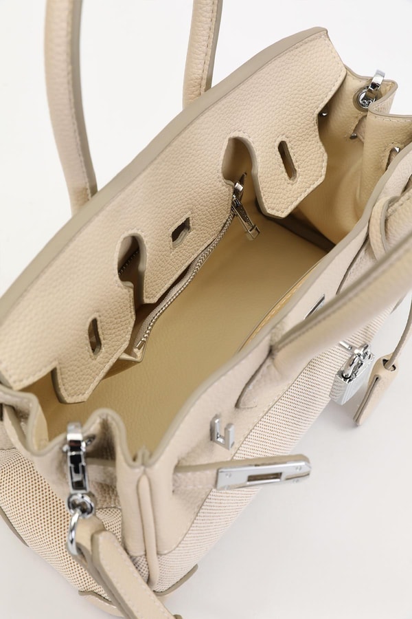 LevidorVizon Kilit Detay Deri El Çantası