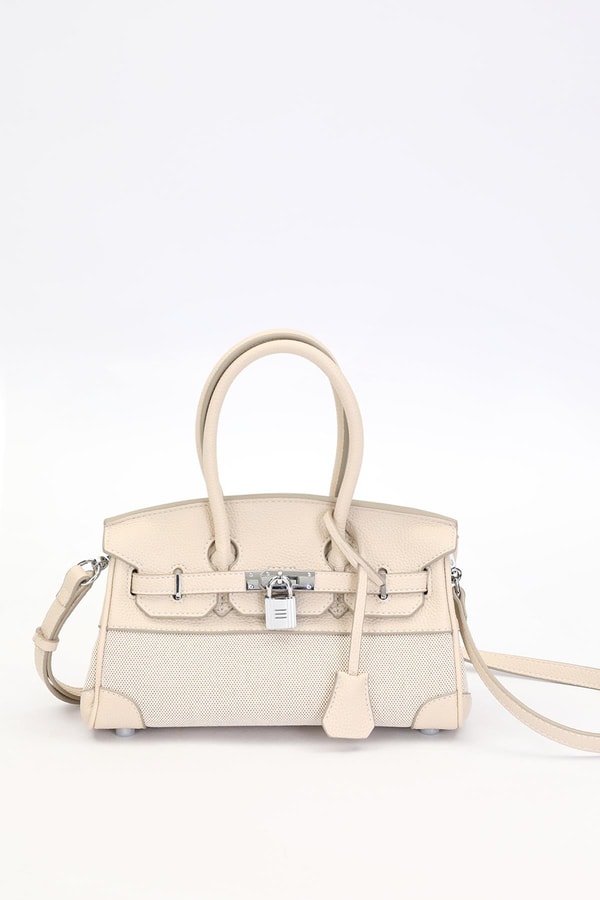 LevidorVizon Kilit Detay Deri El Çantası