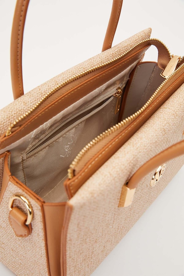 LevidorVizon Kumaş Görünümlü El Çantası