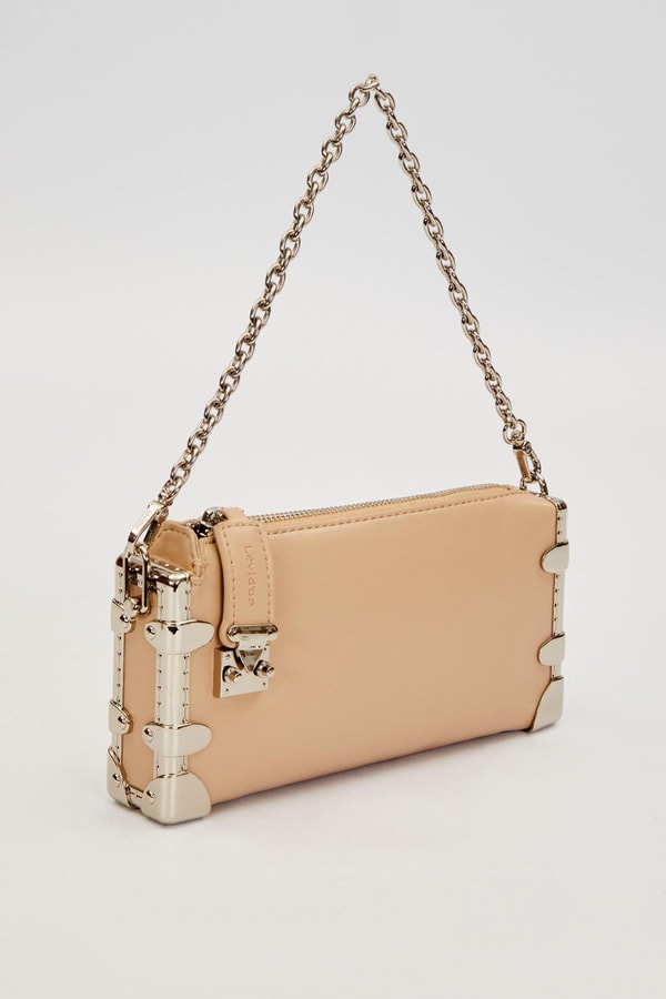 LevidorVizon Metal Köşeli Omuz Çantası