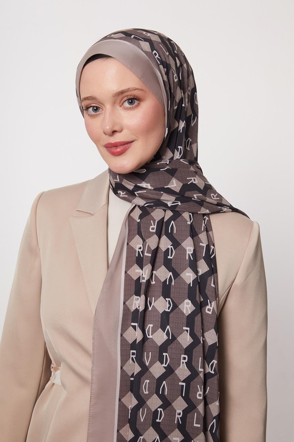 LevidorVizon Petek Desen Love Şal