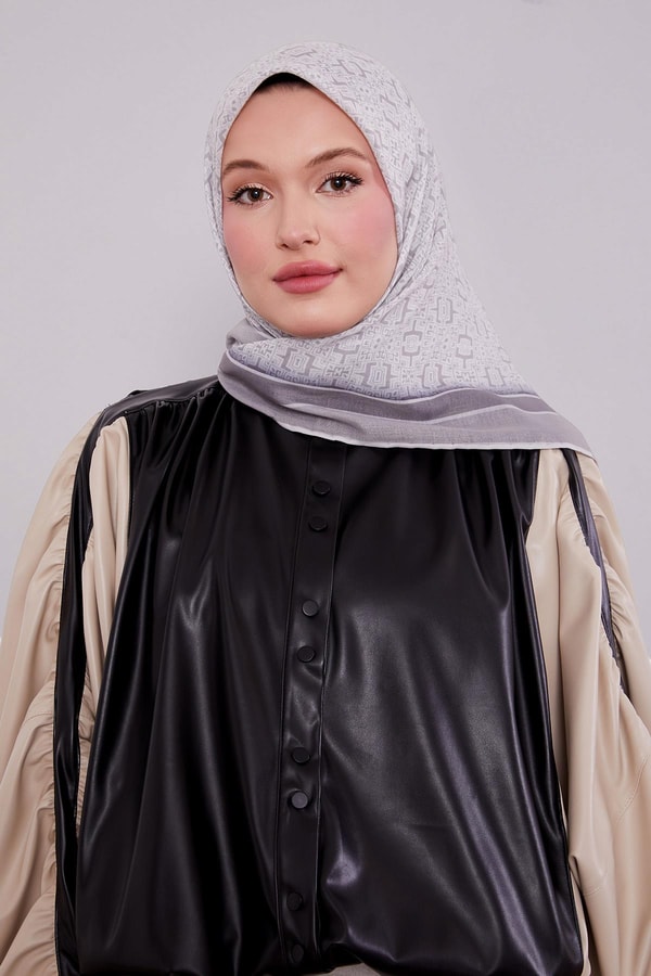 LevidorVizon Puzzle Desen Soft Eşarp