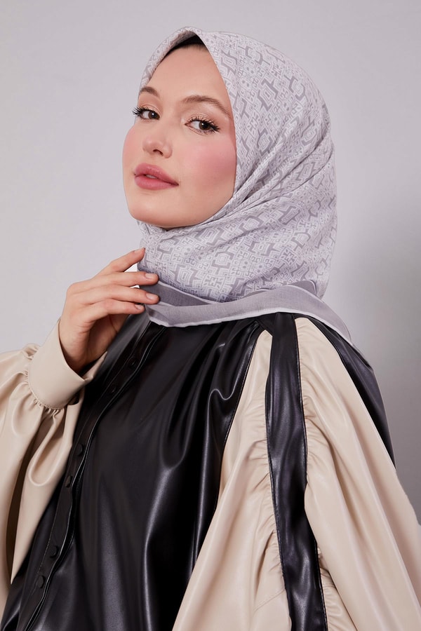 LevidorVizon Puzzle Desen Soft Eşarp