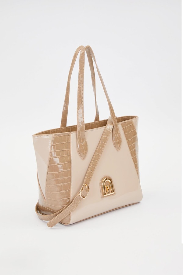 LevidorVizon Rugan Deri Detay Omuz Çantası