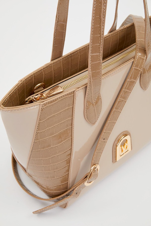 LevidorVizon Rugan Deri Detay Omuz Çantası