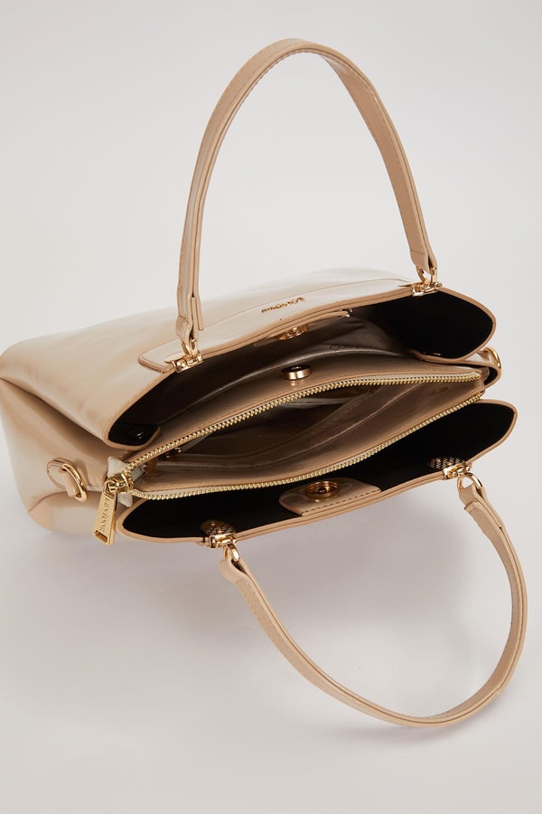 LevidorVizon Rugan Üç Bölmeli El Çantası