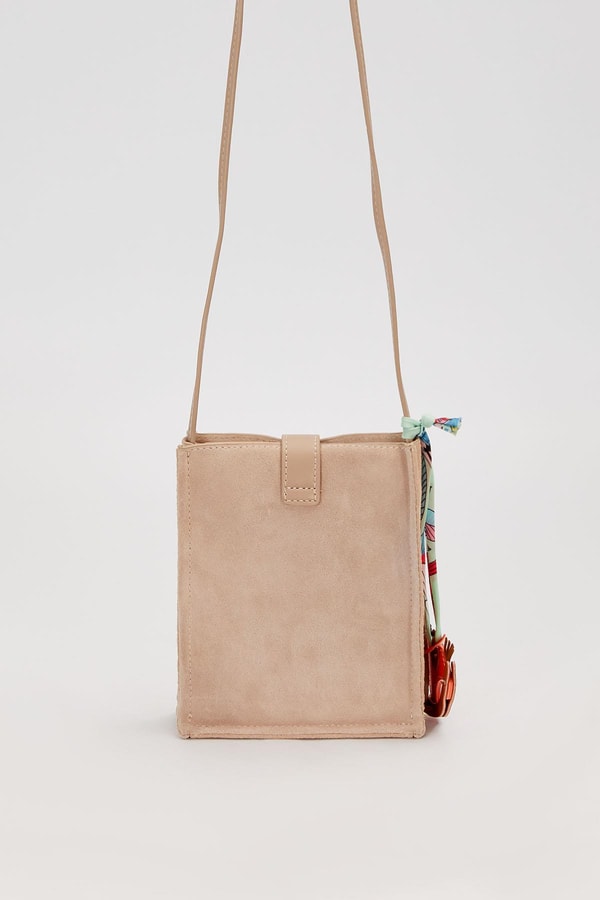 LevidorVizon Süet Uzun Askılı Omuz Çantası