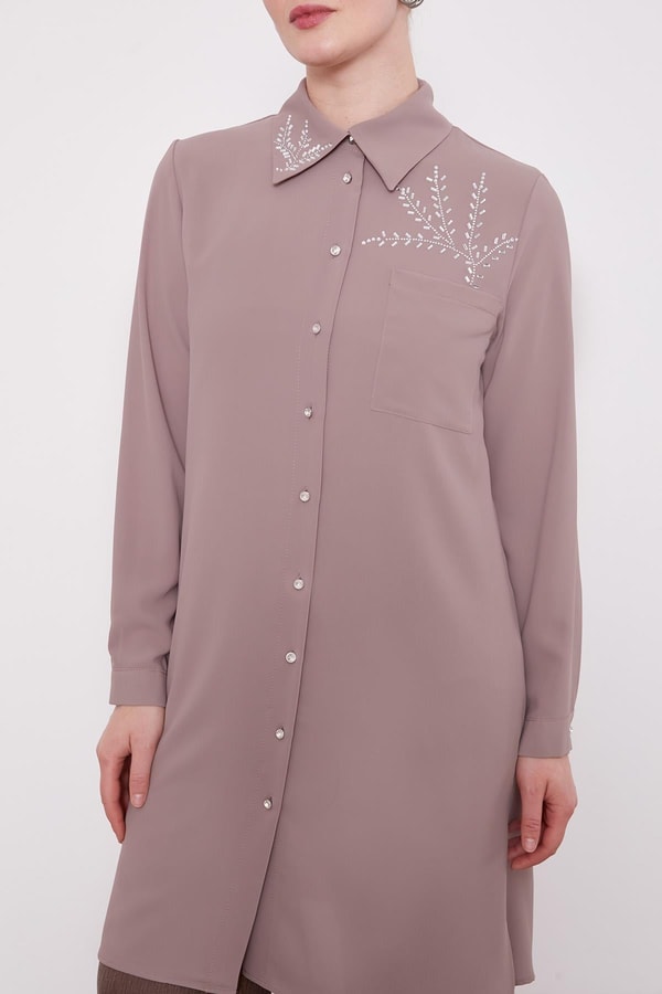 LevidorVizon Taş Baskılı Tunik