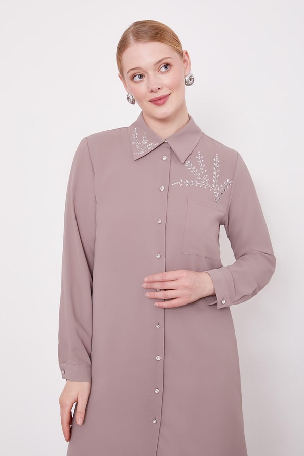 LevidorVizon Taş Baskılı Tunik