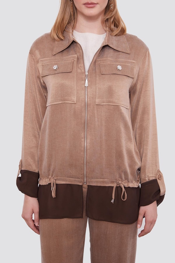 LevidorVizon Tül Manşet Detaylı Cupra İkili Takım