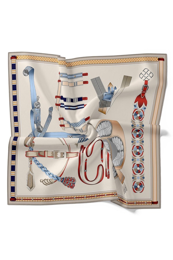 LevidorVizon Twill İpek Eşarp Lunera Koleksiyonu