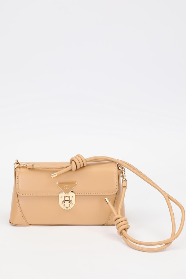 LevidorVizon Üçgen Kilit Detaylı Omuz Çantası