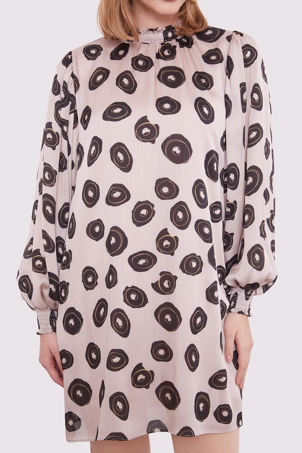 LevidorVizon Yuvarlak Desenli Tunik