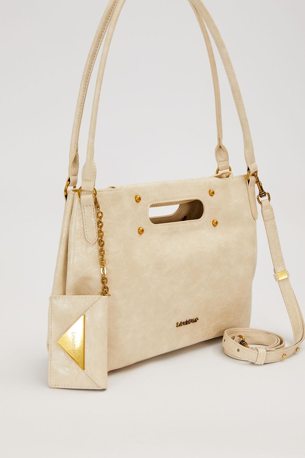 LevidorVizon Zarf Charm Detaylı Omuz Çantası