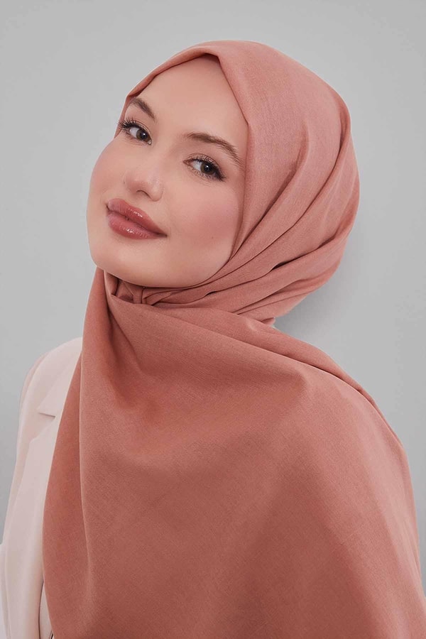 LevidorYavruağzı Düz Tensel Şal