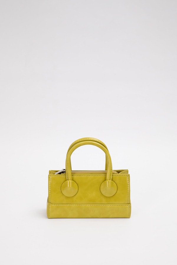 LevidorYeşil Ayarlanabilir Kilit Detaylı El Çantası