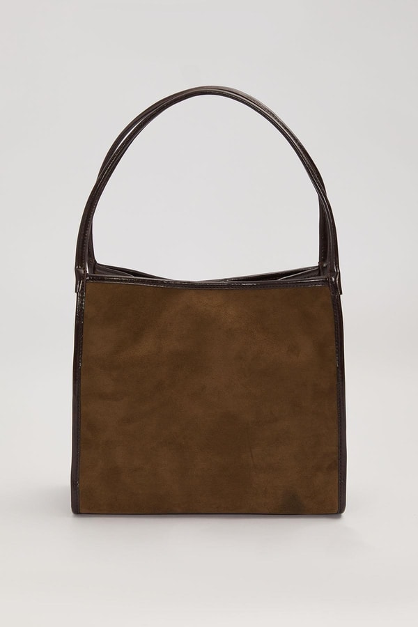 LevidorYeşil Dikdörtgen Form Geniş Omuz Çantası