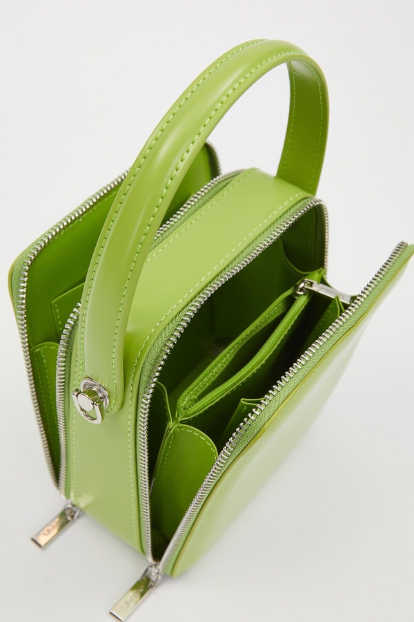 LevidorYeşil Dikdörtgen Model Omuz Çantası