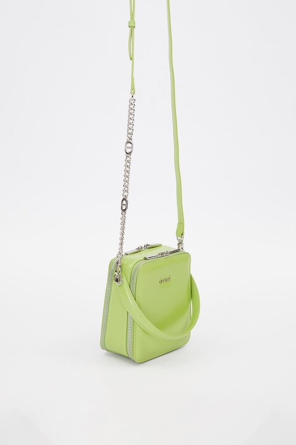 LevidorYeşil Dikdörtgen Model Omuz Çantası