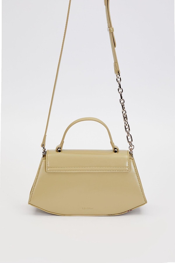 LevidorYeşil Geometrik Model Omuz Çantası