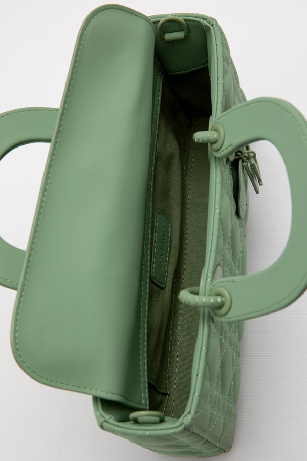 LevidorYeşil Logo Aksesuar Zincirli Omuz Çantası