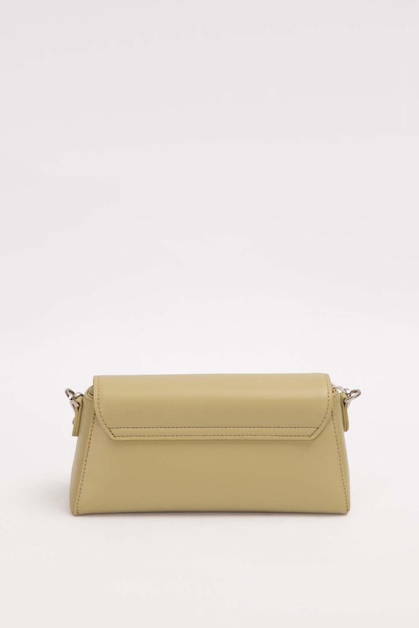 LevidorYeşil Logo Tokalı Omuz Çantası