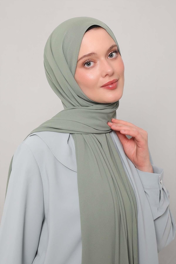 LevidorYeşil Lux Şifon Şal