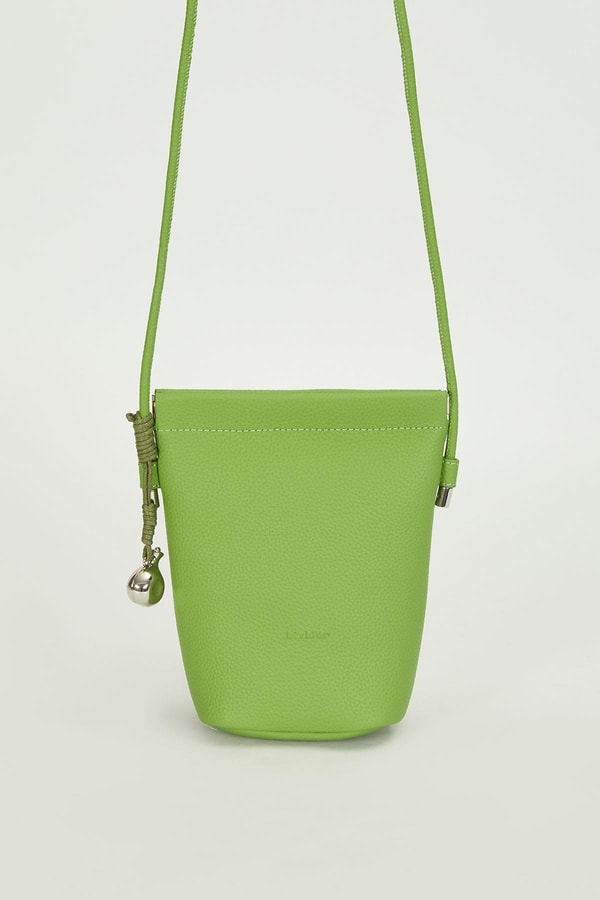 LevidorYeşil Metal top Aksesuarlı Omuz Çantası