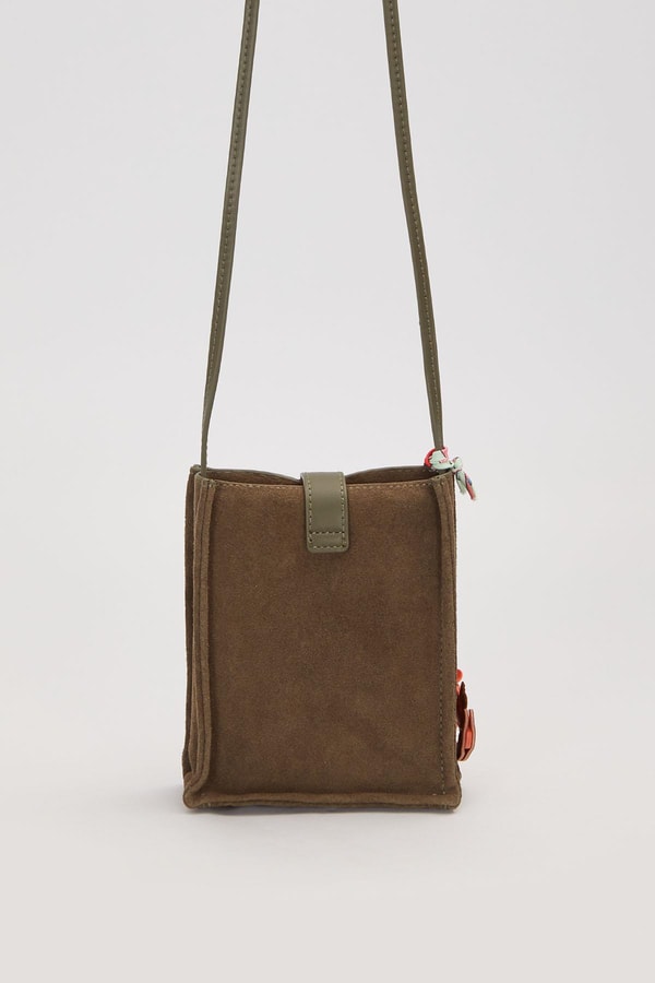 LevidorYeşil Süet Uzun Askılı Omuz Çantası