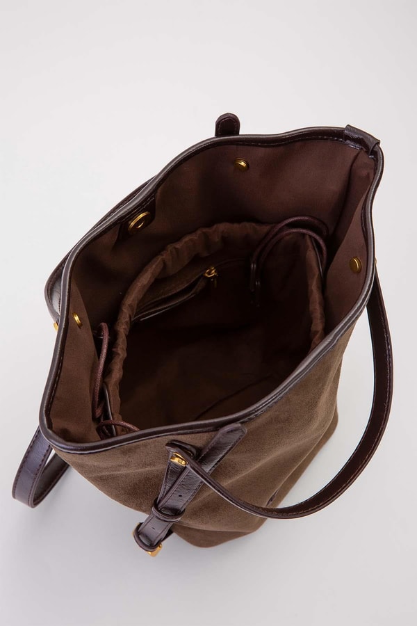 LevidorYeşil Üçgen Form El Çantası