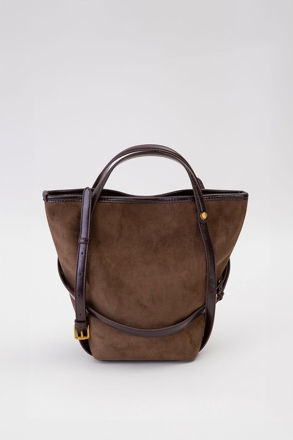 LevidorYeşil Üçgen Form El Çantası