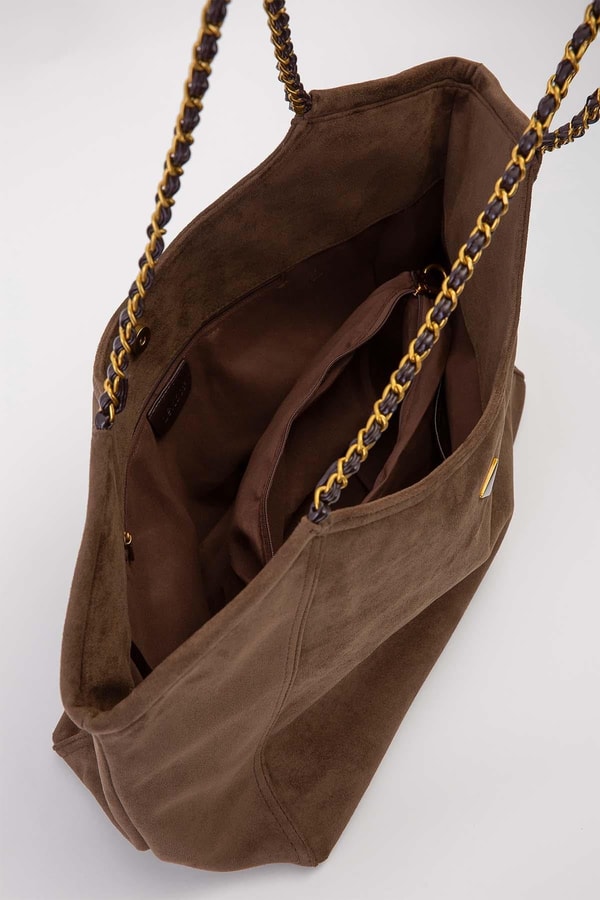 LevidorYeşil Uzun Zincir Askılı Büyük Omuz Çantası