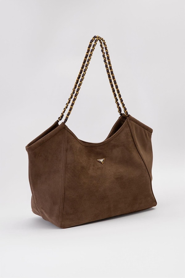 LevidorYeşil Uzun Zincir Askılı Büyük Omuz Çantası