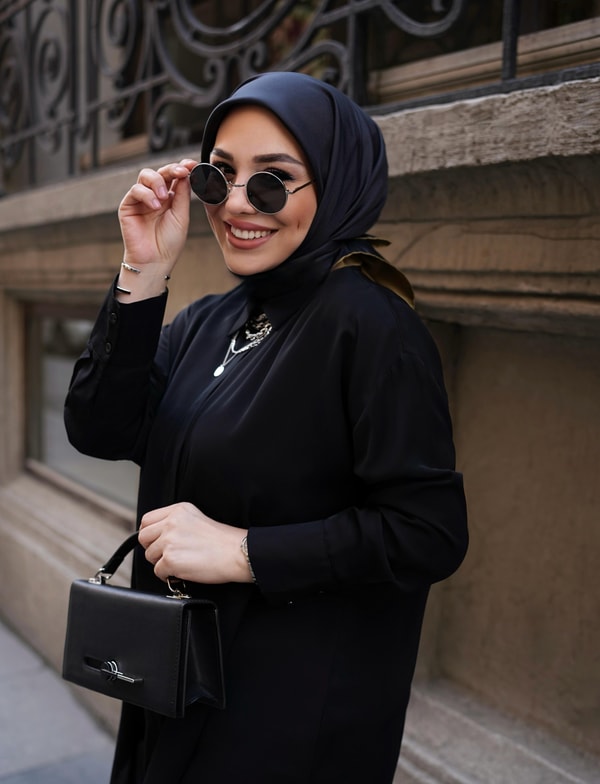 LevidorZeytin Yeşili Çift Taraflı Twill İpek Eşarp