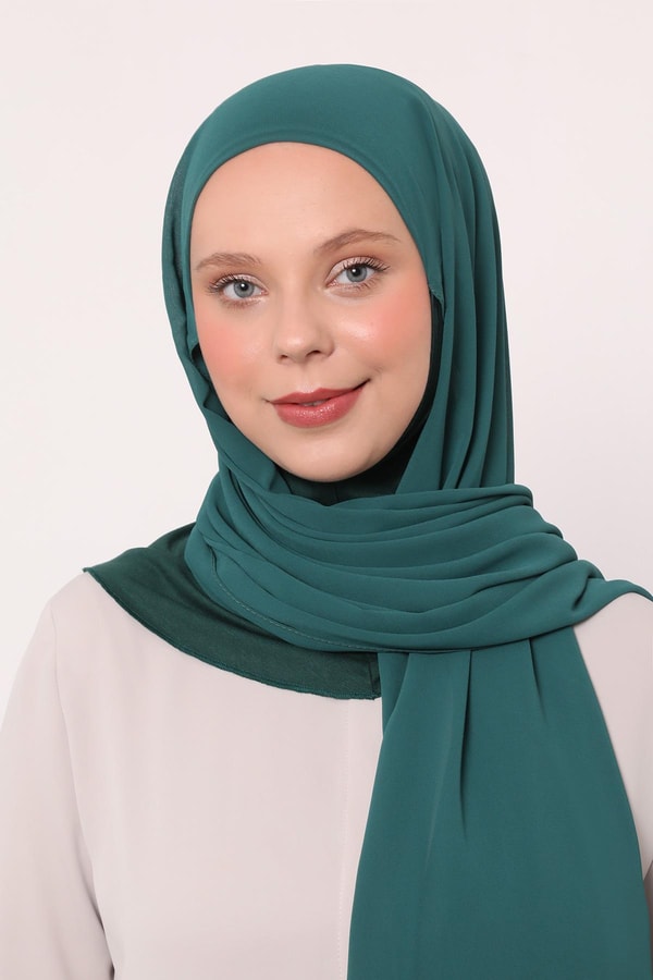 LevidorZümrüt Büyük Hijap Şifon Şal