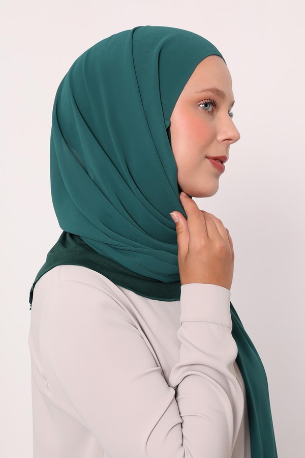 LevidorZümrüt Büyük Hijap Şifon Şal