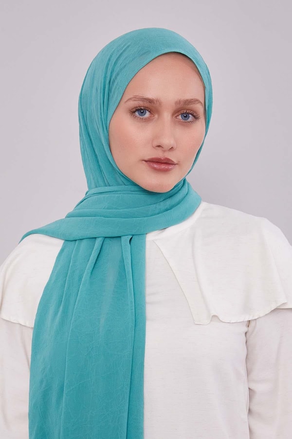 LevidorZümrüt Frozen Krep Şal